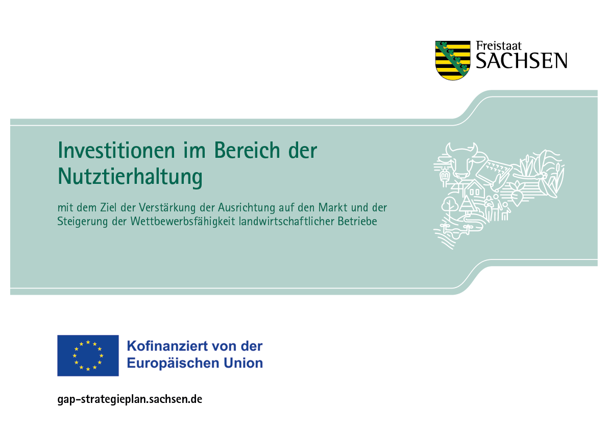 Freistaat Sachsen - Investitionen im Bereich der Nutztierhaltung